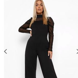 Black Jumper size 16 (long) Stretchy Material